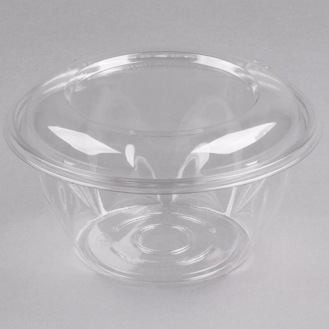 Dart CTR32BD SafeSeal 32 oz. Plastic Tamper-Resistant, Tamper-Evident Bowl with Dome Lid - 50/Pack