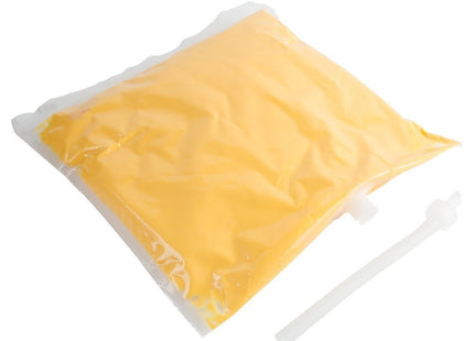 TableTop King 110 oz. Cheddar Cheese Sauce Bag - 4/Case