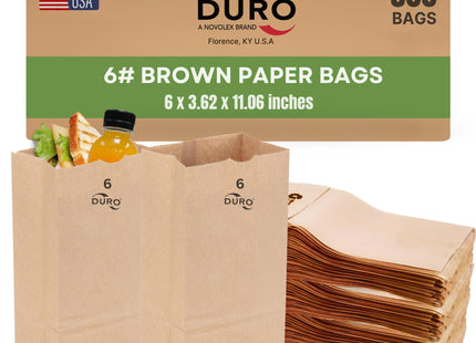 Duro Bag Dubl Life SOS Recycled Kraft FSC (500 Pack)