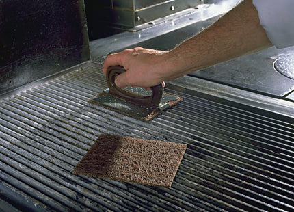 3M Scotch-Brite Heavy Duty Griddle Pad 82, 4.5 in x 5.5 in, 10/Box, 4 Box/Case