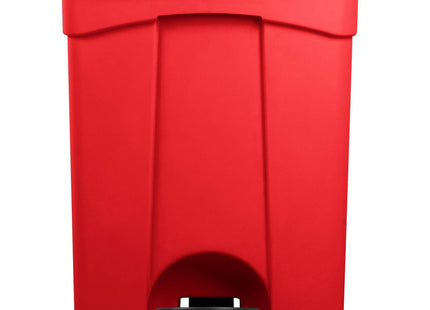 TableTop King 18 Gallon Red Rectangular Step-On Trash Can