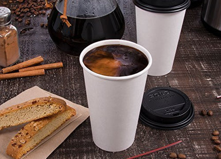 Solo 378W-2050 8 oz White SSP Paper Hot Cup (Case of 1000)