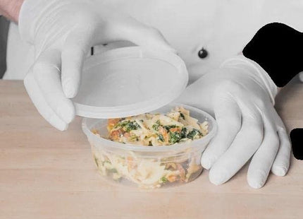 Glownary (10 PACK) Deli Containers with Lids 8 oz. Slime, Soup, Meal Prep Containers BPA Free Stackable Leakproof Microwave Dishwasher & Freezer Safe (GL-10P8ODC)