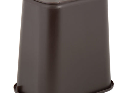 TableTop King 28 Qt. / 7 Gallon Brown Rectangular Wastebasket