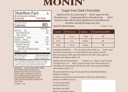 Monin - Chocolate Sauce (64 Ounce)