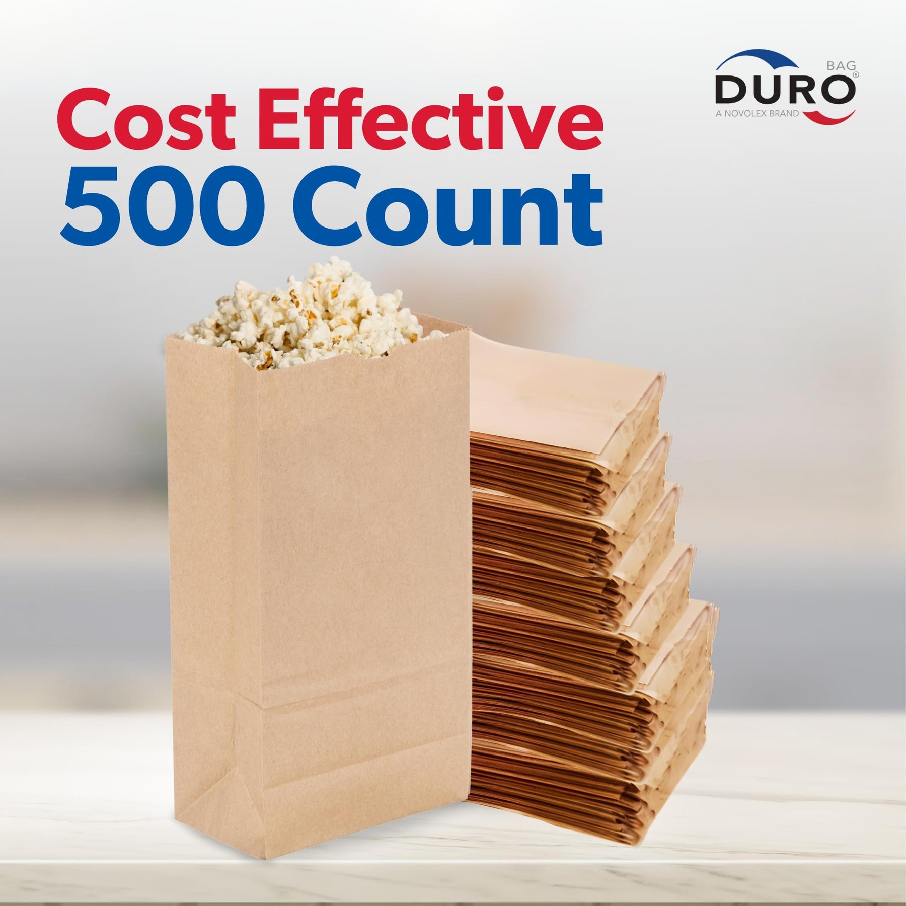 Duro Bag Dubl Life SOS Recycled Kraft FSC (500 Pack)