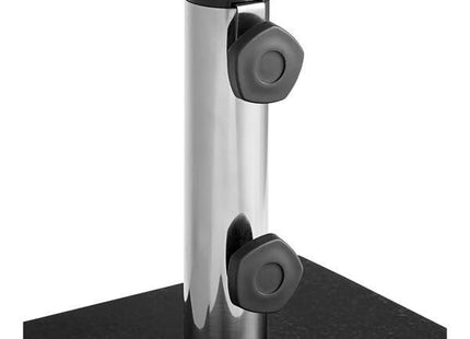 Outdoor Umbrella Base, 110 lb. Square, Black Granite