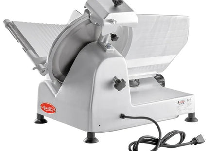 Commercial Meat Slicer, 12 Inch Blade, 1/3 HP Motor, Manual Gravity Feed