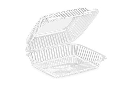 200 To-Go Pack Value Pack Food Service and Utility Container, Rectangular, Perfect for Businesses, School Snacks, Delis, Storage, Leftovers, 8.4 x 7.88 x 2.75 Inches