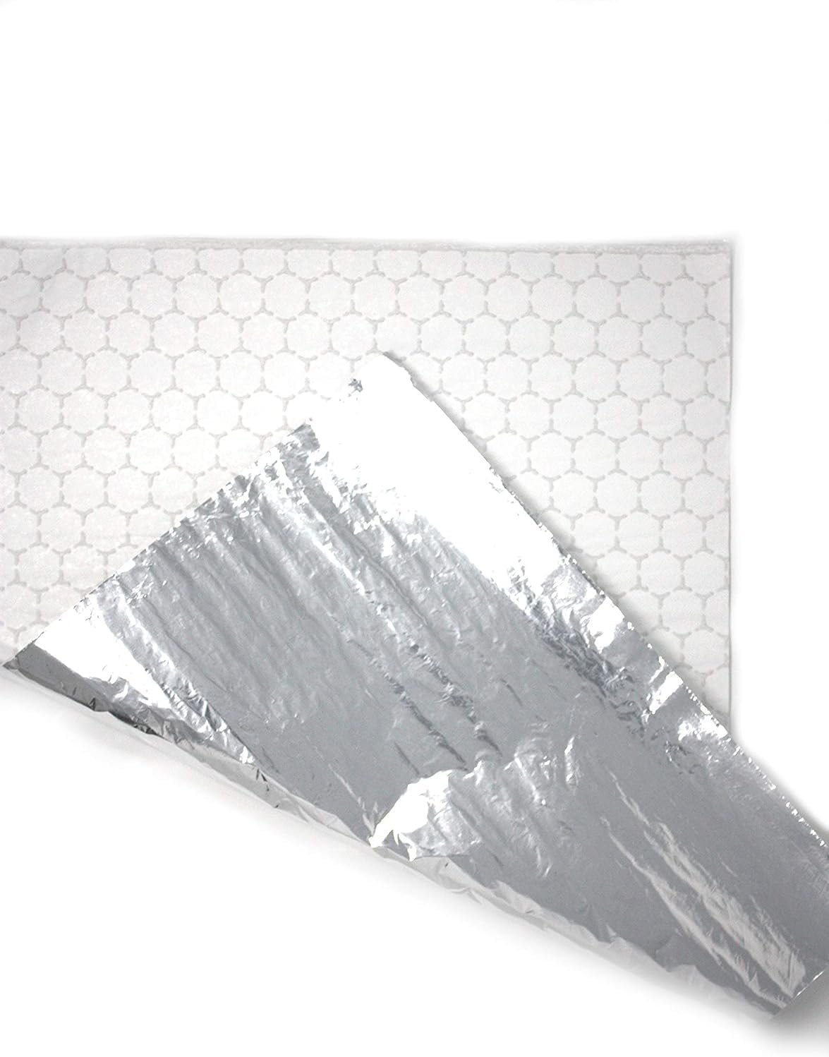 VPack Insulated Foil Sandwich Wrap Sheets | 14" x 16" - Pack of 1000, Aluminum