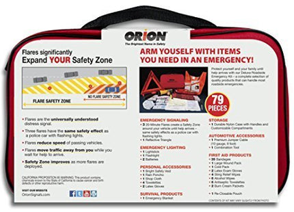 Orion Safety Products 8901 Deluxe Roadside Emergency Kit