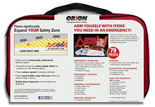 Orion Safety Products 8901 Deluxe Roadside Emergency Kit