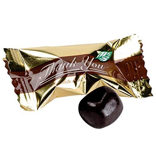 "Thank You" Chocolate Buttermints Candy Individually Wrapped - 1000/Case By TableTop King