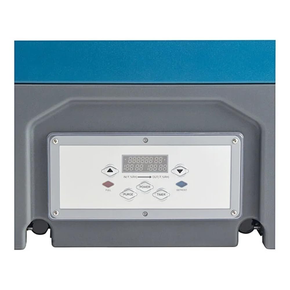 Commercial Dehumidifier, 200 Pint Capacity, 115V with Purge Pump and Wheels, 945W