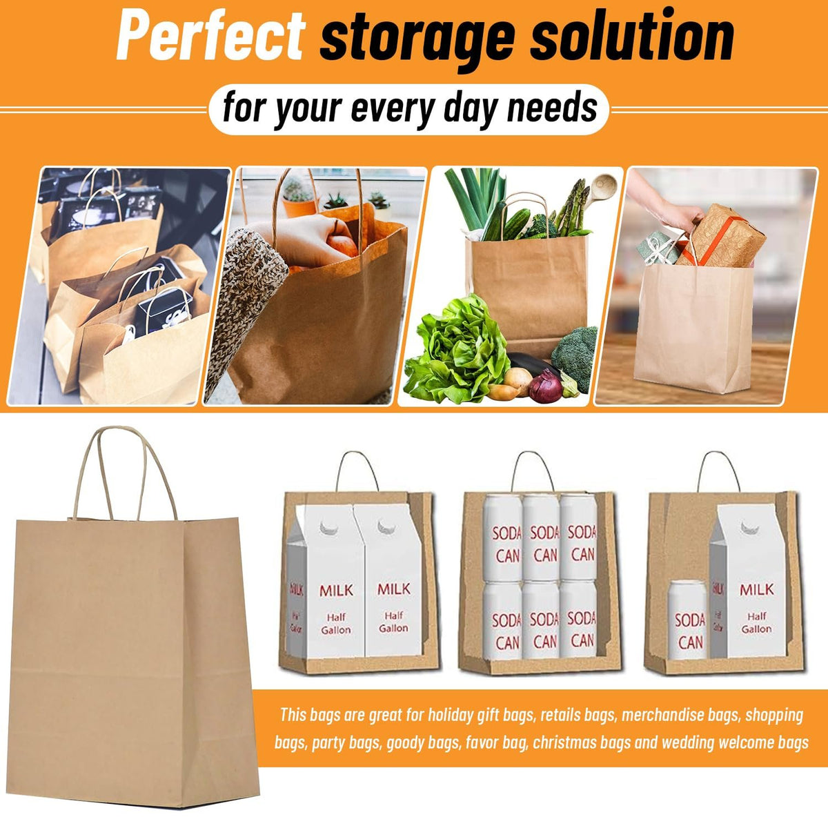 paper bags with handle