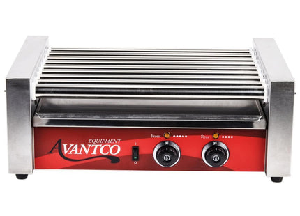 RG1824 Hot Dog Roller Grill - 9 Rollers - 24 Hot Dog Capacity (120V) by TableTop king