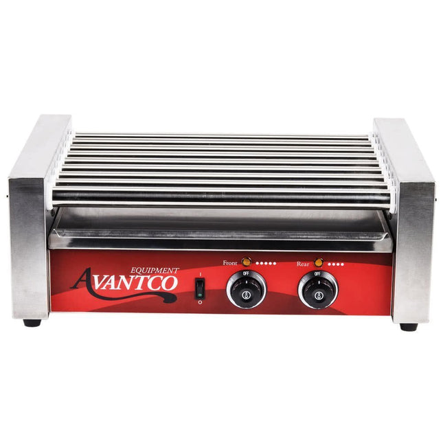 RG1824 Hot Dog Roller Grill - 9 Rollers - 24 Hot Dog Capacity (120V) by TableTop king