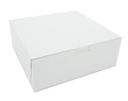 SCT White One-Piece Non-Window Bakery Boxes, 8 x 4 x 4, White, Paper, 250/Carton