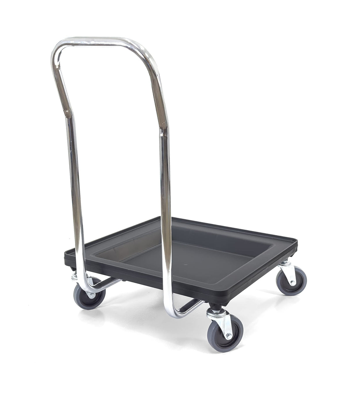 Dolly for Dish Rack and Glass Rack | 31" Handle | 250 lbs. max Capacity | Gray
