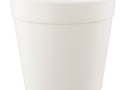 Dart 32MJ48 32 oz Squat Foam Container (Case of 500) White