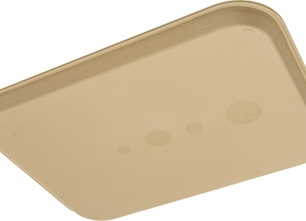 Carlisle FoodService Products Cafe Plastic Fast Food Tray, 14" x 18", Beige, (Pack of 12)