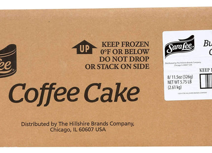 Sara Lee Butter Streusel Coffee Cake, 11.5 oz. 8 per case