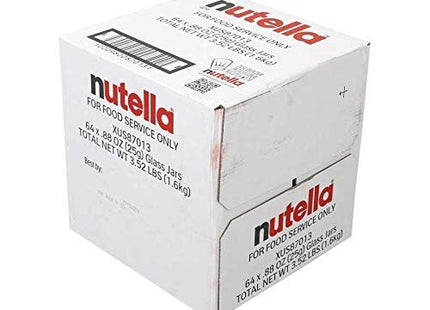 Nutella Hazelnut Spread with Cocoa Glass Jar.88 Ounce - 64 per case.