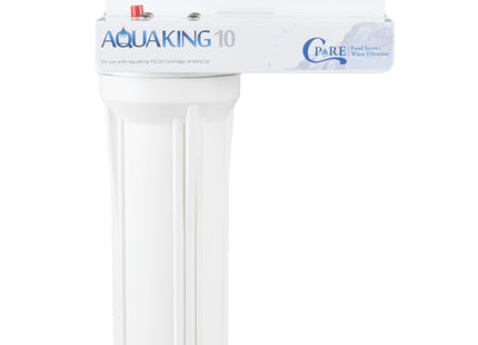 Aquaking 10 Single Cartridge Ice Machine Water Filtration System - 3 GPM - 25 Micron