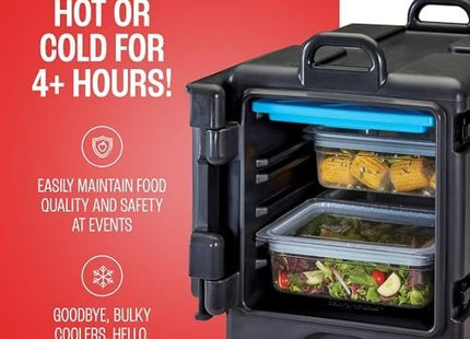 Cambro Insulated Food Pan Carrier and Hot|Cold Box for Catering - Front Load UPC300 Series