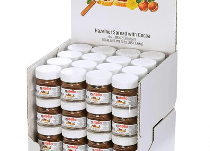 Nutella Hazelnut Spread with Cocoa Glass Jar.88 Ounce - 64 per case.