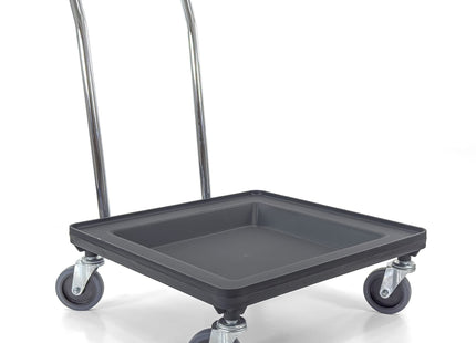 Dolly for Dish Rack and Glass Rack | 31" Handle | 250 lbs. max Capacity | Gray