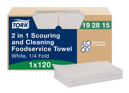 Tork 2 in 1 Scouring and Cleaning Foodservice Towel