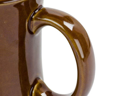 TableTop King Brown Bell Shaped 7 oz. China Coffee Mug - 12/Pack