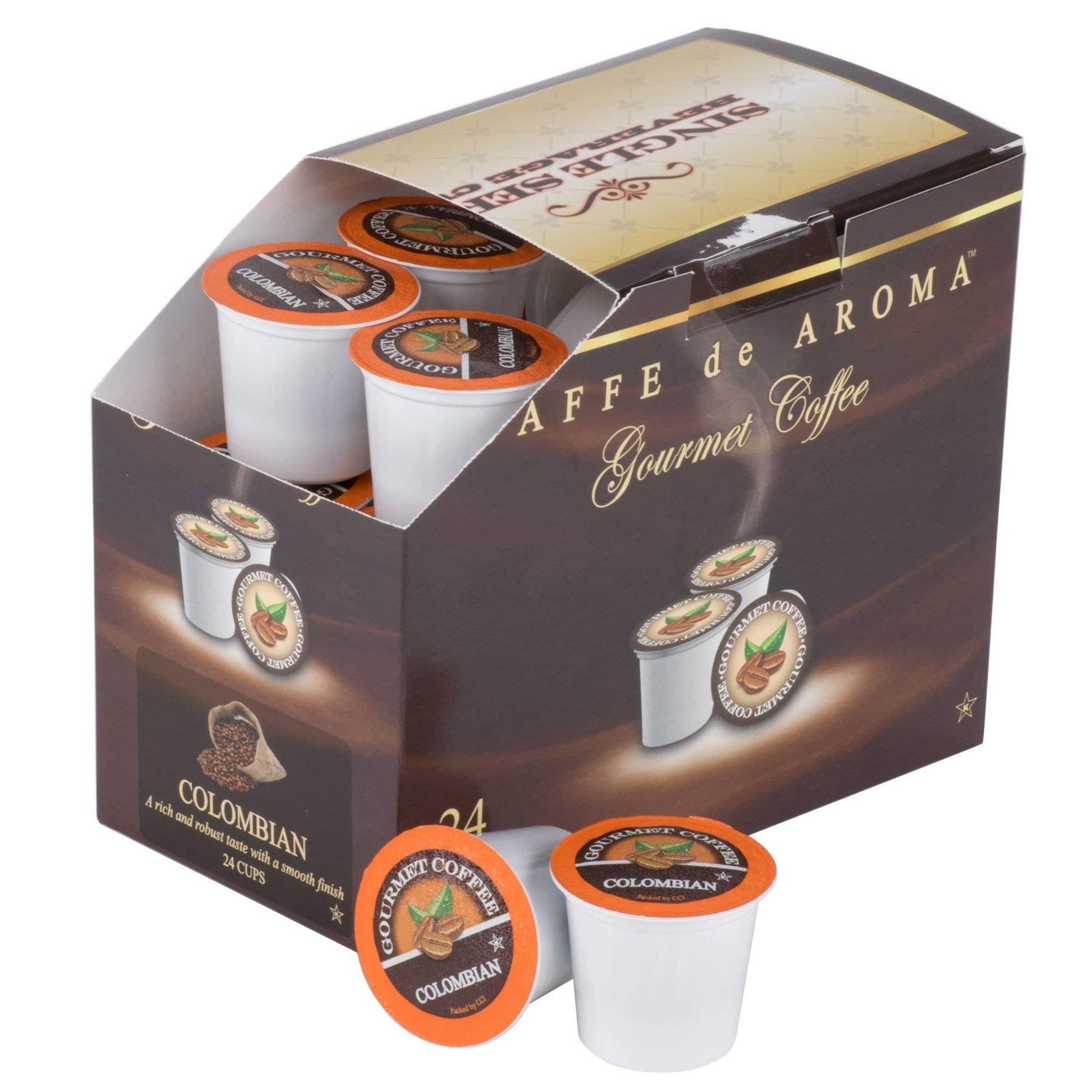 TableTop King Colombian Supreme Coffee Single Serve Cups - 24/Box