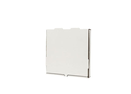 The Online Liquidator 12 inch Pizza Box Bundle of 50 - Premium Plain White Corrugated Cardboard Take Out Delivery Container
