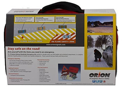 Orion Safety Products 8901 Deluxe Roadside Emergency Kit