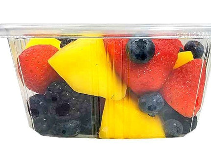 Koda Cup 16 oz. (Pint Size) RPET Clear Plastic Hinged Lid Deli Meal Prep Fruit Salad Display Food Storage Containers 100% BPA Free