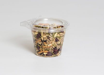 Safe-T-Fresh Inline Plastics 12 oz. Clear PET Tamper Resistant Round Food Container | 256/Case