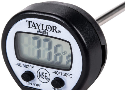 Taylor Precision 9840RB Instant Read Pocket Thermometer, NSF (-40° to 302°F Temperature Range), 2 Pack