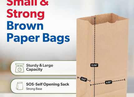 Duro Bag Dubl Life SOS Recycled Kraft FSC (500 Pack)