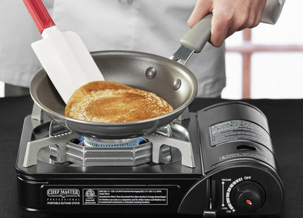 Chef Master 90027 Portable Butane Stove, Portable Gas Stove with Carrying Case, Portable Gas Grill, ETL Certified, Black
