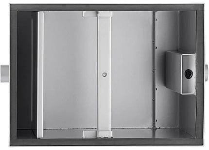 Commercial Grease Trap, 30 lb Capacity, 15 GPM Flow Rate, 2 inch Connections By Glownary
