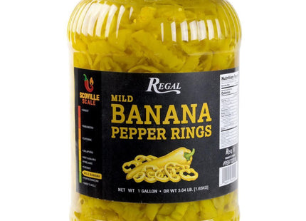 TableTop King Mild Banana Pepper Rings 1 Gallon