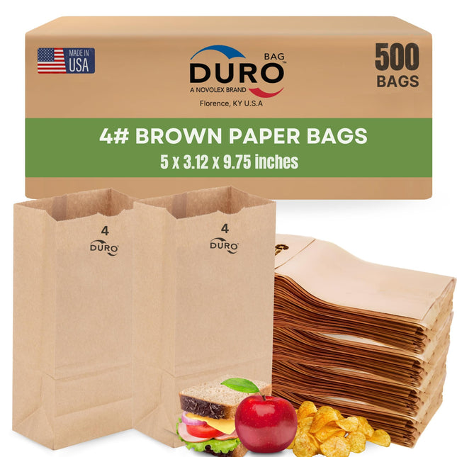 Duro Bag Dubl Life SOS Recycled Kraft FSC (500 Pack)