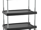 Small, 3-Shelf / 3 Shelves, Black