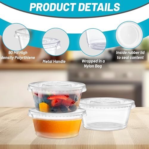Disposable Souffle Cups with lids