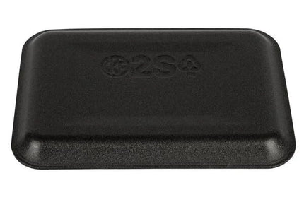 CKF 87803 2SB, #2S Black Foam Meat Trays, Disposable Standard Supermarket Meat Poultry Frozen Food Trays, 500-Piece Bundle, 8 1/4" x 5 3/4" x 1/2"