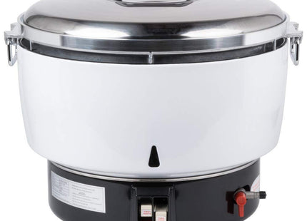 Avantco GRCNAT Natural Gas 110 Cup (55 Cup Raw) Gas Rice Cooker - 14,000 BTU