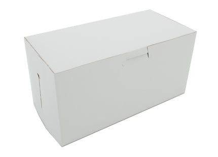 SCT White One-Piece Non-Window Bakery Boxes, 8 x 5 x 3, White, Paper, 250/Carton