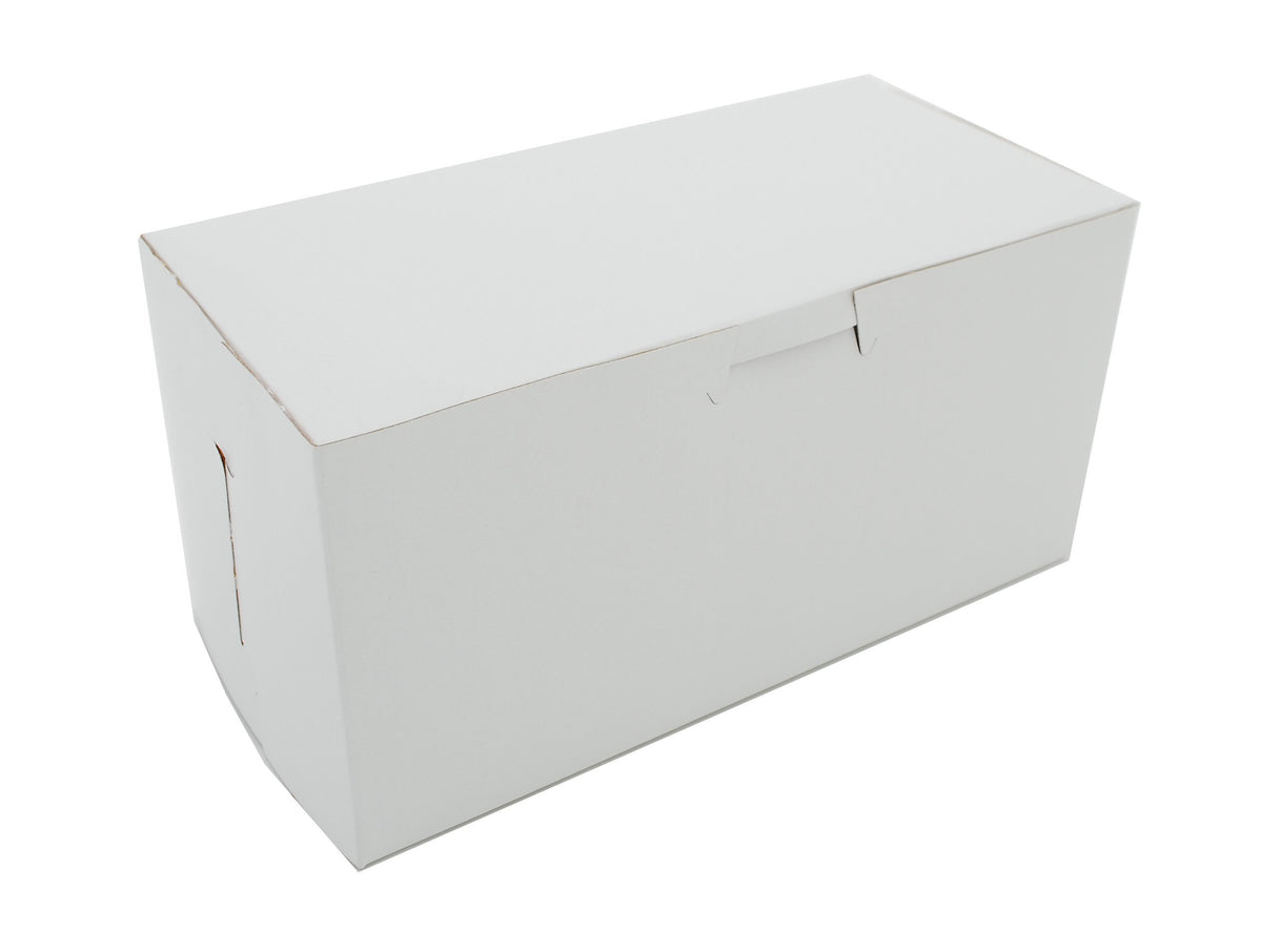 SCT White One-Piece Non-Window Bakery Boxes, 8 x 4 x 4, White, Paper, 250/Carton